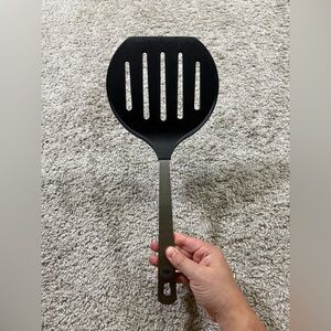 AMCO Nylon Slotted Wide Blade Spatula Stainless Steel Cookingware Kitchen